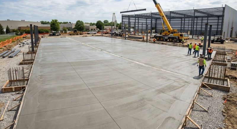 Commercial Slab Installation in Ann Arbor, MI